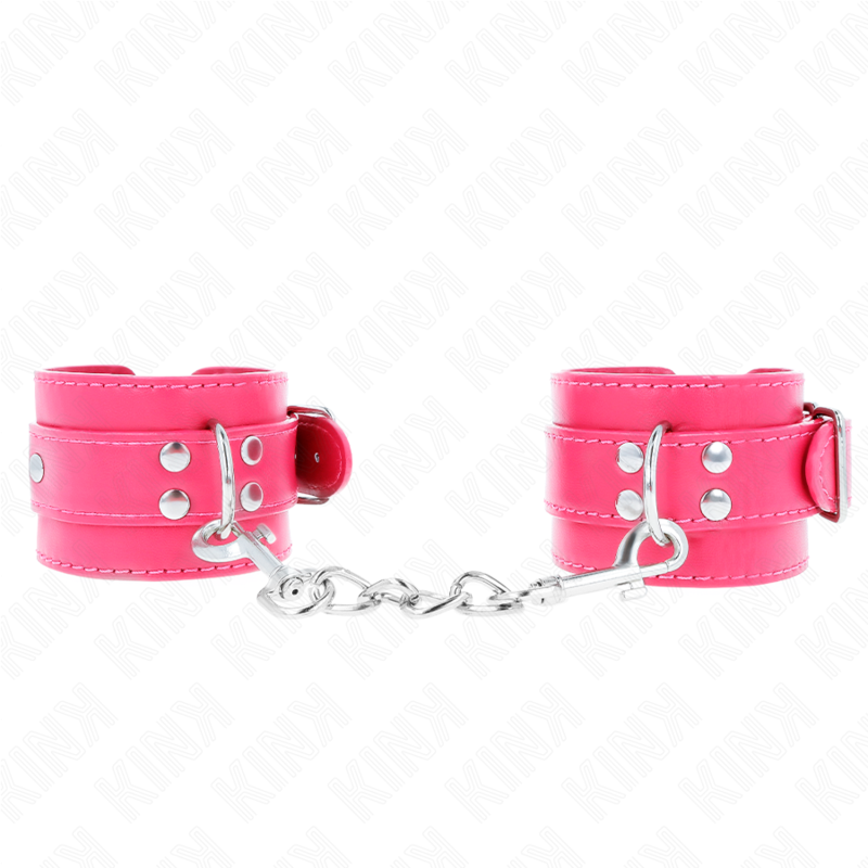 KINK WRIST RESTRAINT Appui-Poignets Rose Framboise Doublure Rose Framboise Rég... — vue détaillée