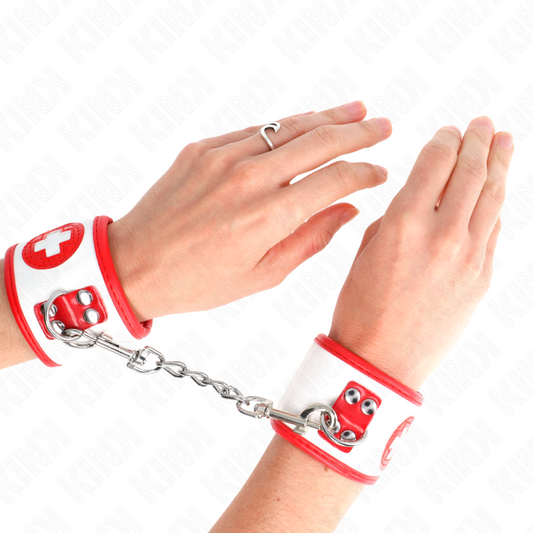 KINK WRIST RESTRAINT Mini Appui-Poignets D'Infirmière Réglable 18-23 Cm X 5 Cm - Aura Intime