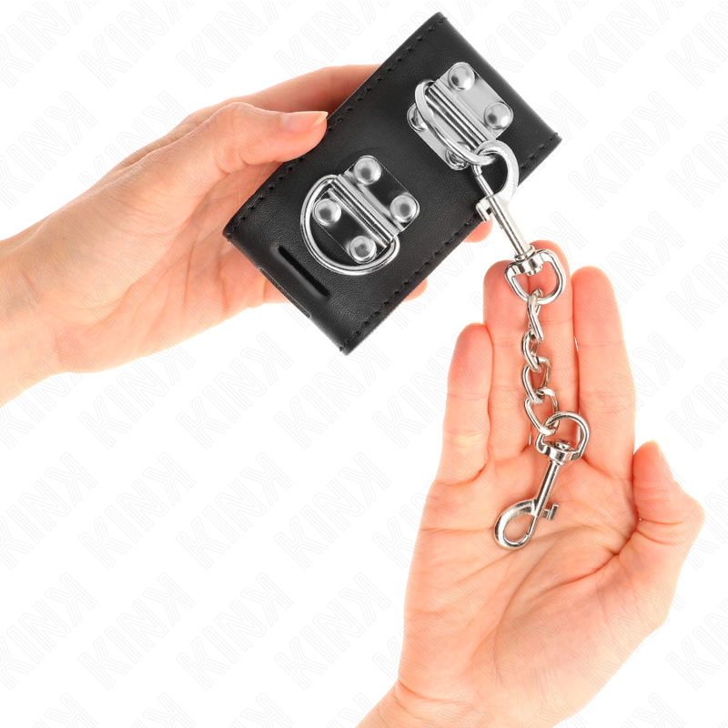 KINK WRIST RESTRAINT Appui-Poignets Multipositions Fermeture Par Cadenas Noir ... — vue arrière