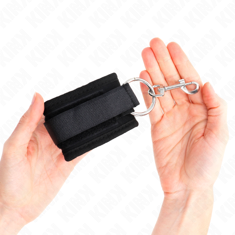 KINK WRIST RESTRAINT Appui-Poignets Noir Ajustable 18-35 Cm X 6 Cm — vue arrière
