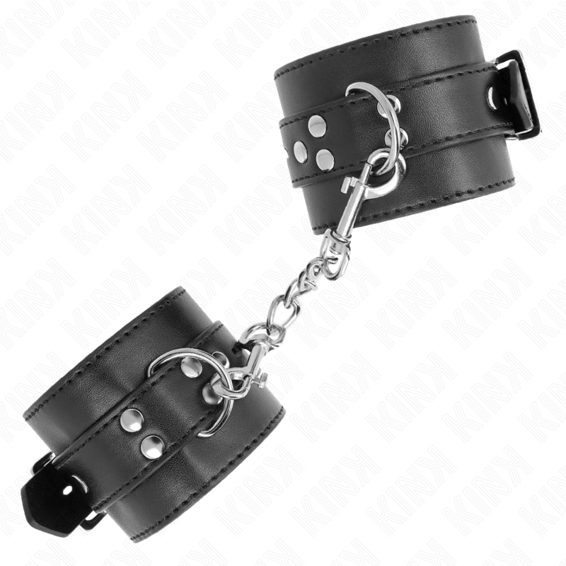 KINK WRIST RESTRAINT Appui-Poignets Noir Ceinture Noire Réglable 17-28 Cm X 6 Cm — vue alternative