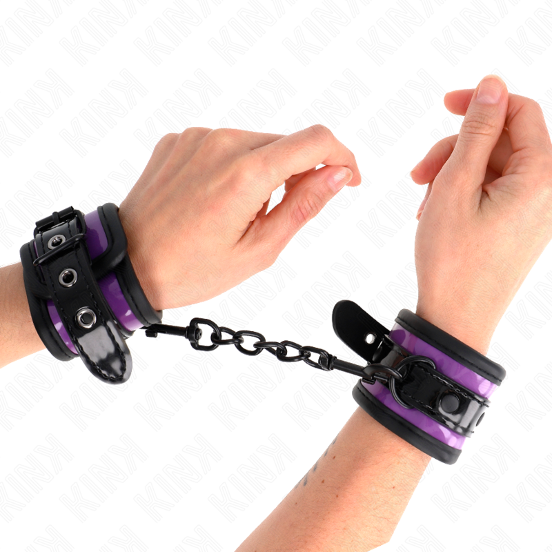 KINK WRIST RESTRAINT Appui-Poignets Néoprène Violet Clair Ajustable 21-28 Cm X... - Aura Intime