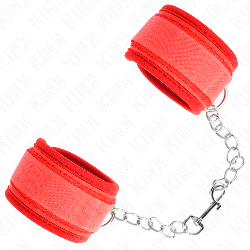 KINK WRIST RESTRAINT Attentes-Poignets Néoprène Rouge 42 X 5 Cm — vue alternative