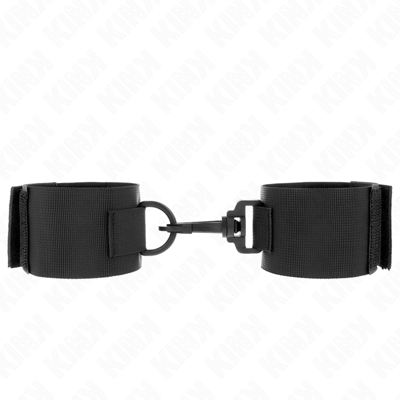 KINK WRIST RESTRAINT Appareils-Poignets Nylon Noir — vue détaillée