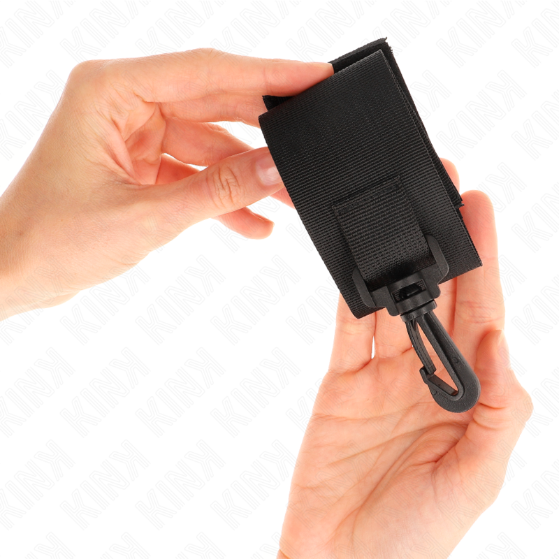 KINK WRIST RESTRAINT Appareils-Poignets Nylon Noir — vue arrière
