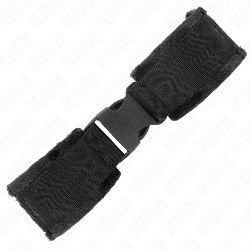 KINK WRIST RESTRAINT Appareils-Poignets À Crochet Boucle Nylon Rouge-Noir Modè... — vue alternative