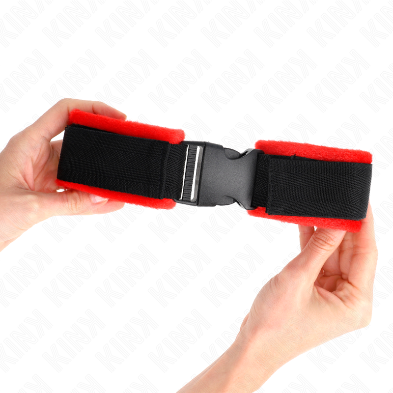 KINK WRIST RESTRAINT Appareils-Poignets À Crochet Boucle Nylon Noir Modèle 1 A... — vue arrière