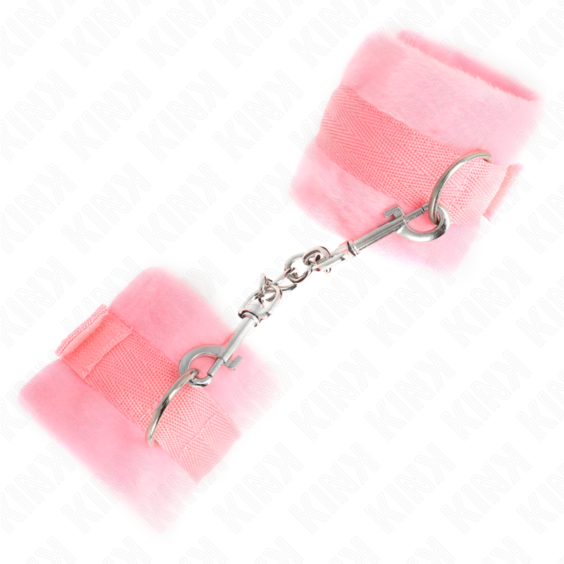 KINK WRIST RESTRAINT Manchettes Débutant Fourrure Rose 30 X 7 Cm — vue alternative
