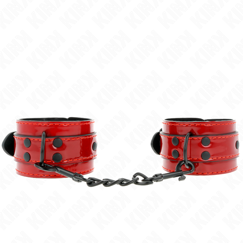 KINK WRIST RESTRAINT Poignets Rouge Foncé 23 X 5 Cm — vue détaillée
