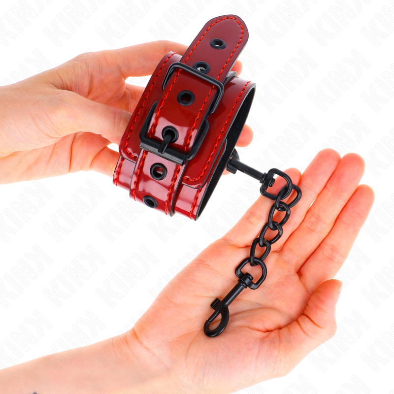 KINK WRIST RESTRAINT Poignets Rouge Foncé 23 X 5 Cm — vue arrière