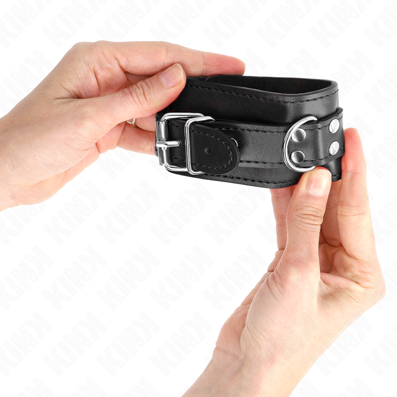 KINK WRIST RESTRAINT Appui-Poignet Simple Noir Ajustable 20-23 Cm X 5,5 Cm — vue arrière