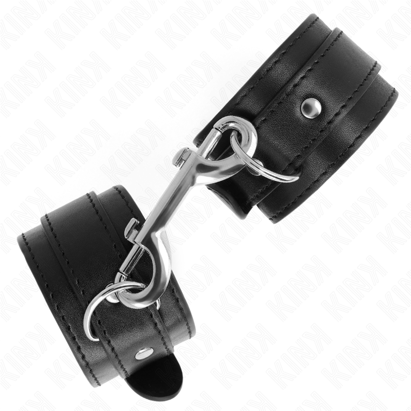 KINK WRIST RESTRAINT Appareils-Poignets - Rangée Rivets Simple Noir Ajustable ... — vue alternative