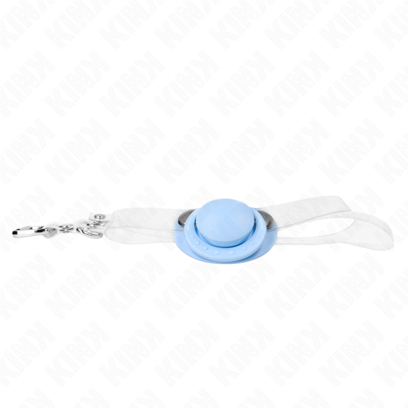 KINK COLLAR & GAG Gag Forme Sucette Bleu Clair 5,5 X 4 Cm Ajustable 43-60 Cm — vue alternative