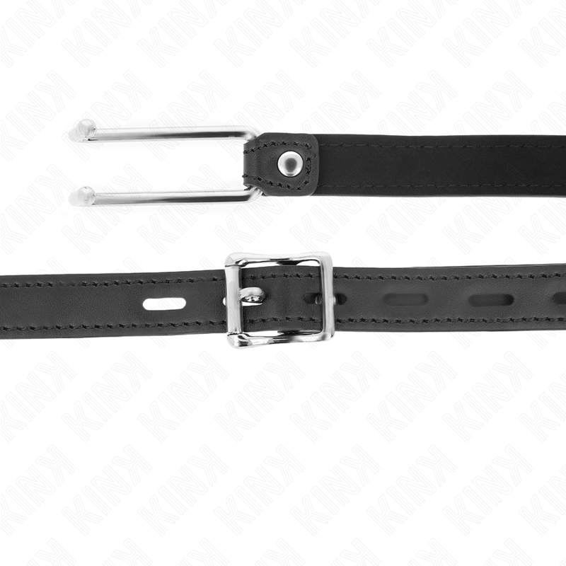 KINK COLLAR & GAG Bâton À Crochet Métal 11,5 Cm Sangle Cuir Réglable 39-58 ... — vue arrière
