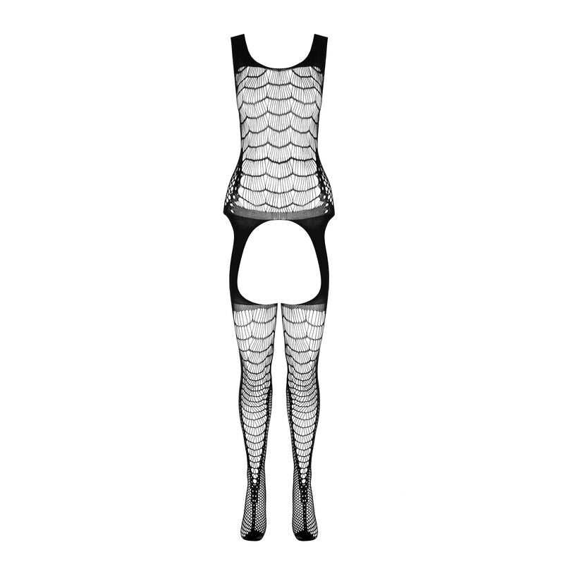 PASSION WOMAN BODYSTOCKINGS Bs 104 Bodystocking Blanc Taille Unique — vue alternative