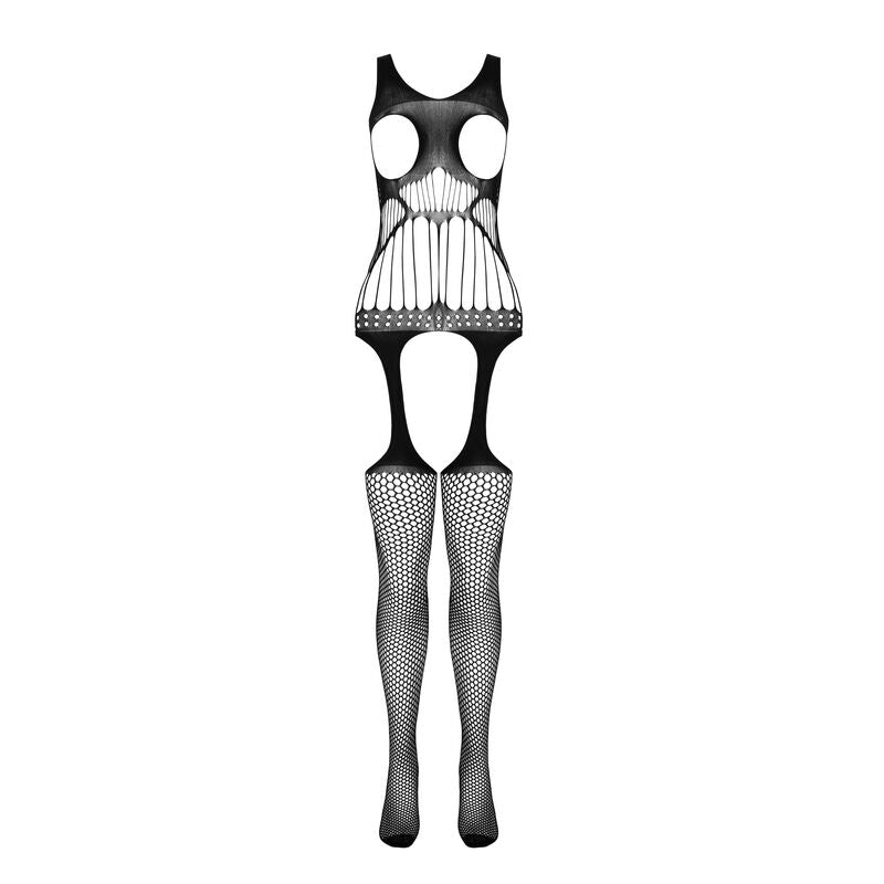 PASSION WOMAN BODYSTOCKINGS Bs 106 Bodystocking Rouge Taille Unique — vue arrière
