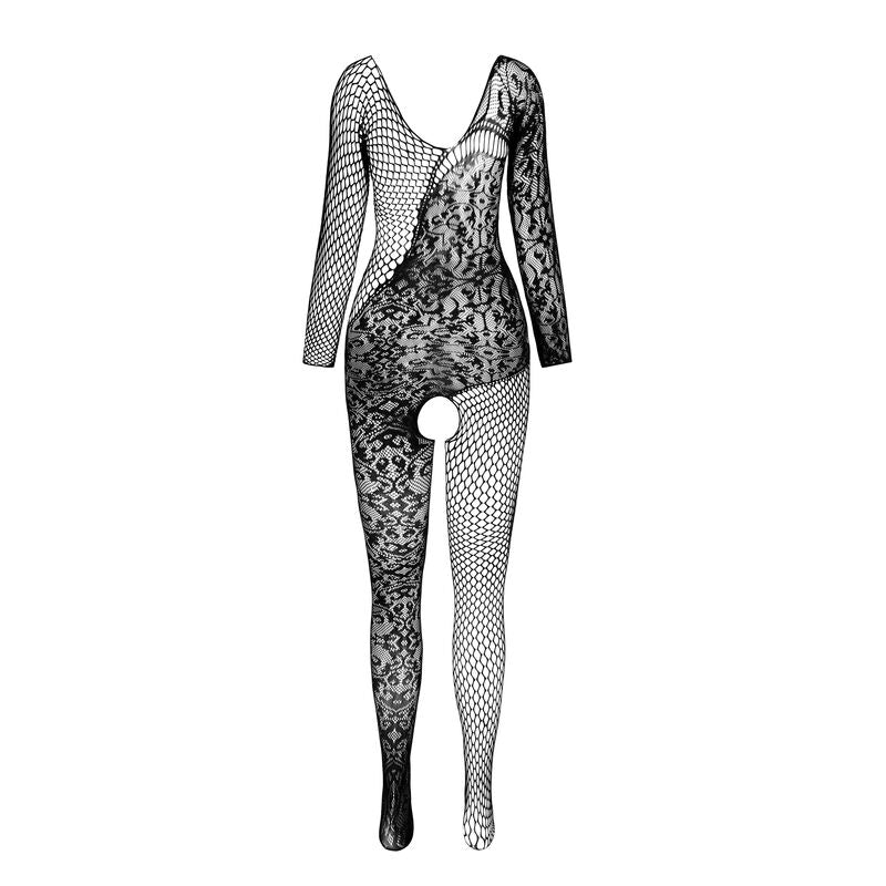 PASSION WOMAN BODYSTOCKINGS Bs 107 Bodystocking Blanc Taille Unique — vue alternative