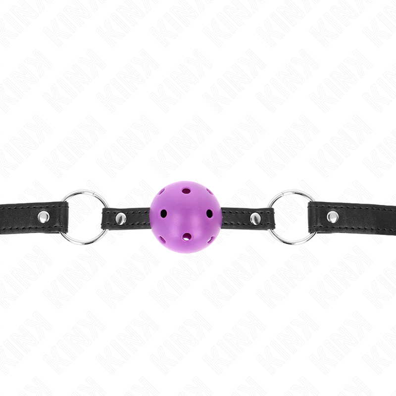 KINK COLLAR & GAG Balle Creuse Dure Violet 4,5 Cm Bag 63,5 X 2 Cm — vue alternative