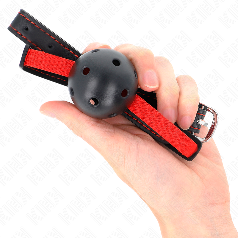 KINK COLLAR & GAG Bâton Creux Dur 4,5 Cm Ceinture Élastique 56 X 1,5 Cm — vue arrière