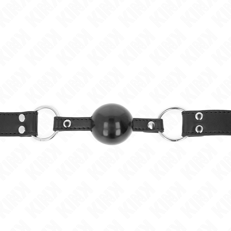 KINK COLLAR & GAG Bâton Bille Souple Solide 4 Cm Sangle Cuir 62 X 2,5 Cm Ré... — vue alternative