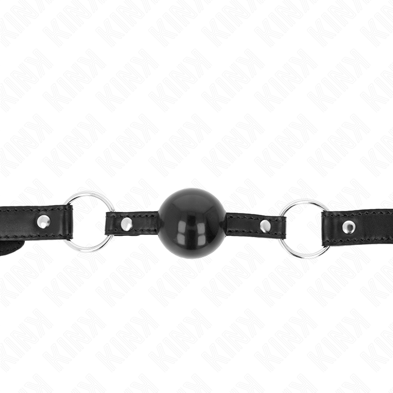 KINK COLLAR & GAG Balle Tpe Noire 4 Cm Bag 60 X 2 Cm — vue alternative