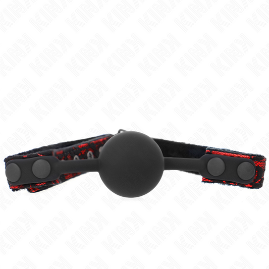 KINK COLLAR & GAG Boule Silicone Scandale 4 Cm Gag Modèle 1 65 X 2 Cm - Aura Intime
