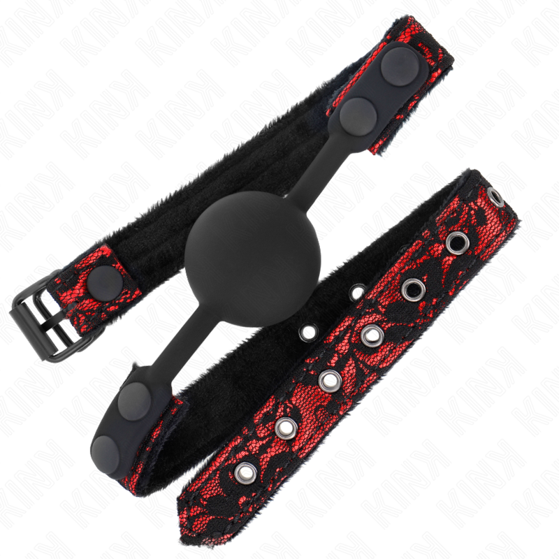 KINK COLLAR & GAG Boule Silicone Scandale 4 Cm Gag Modèle 1 65 X 2 Cm — vue détaillée