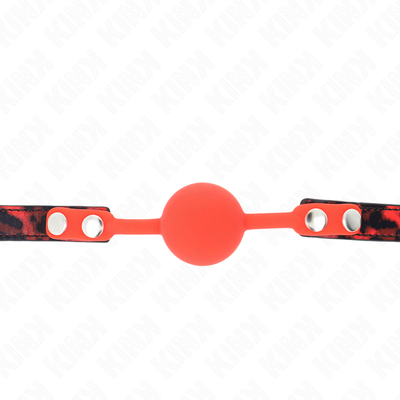 KINK COLLAR & GAG Modèle 2 Bille Silicone 4 Cm Bag Serrure 60 X 2 Cm — vue alternative