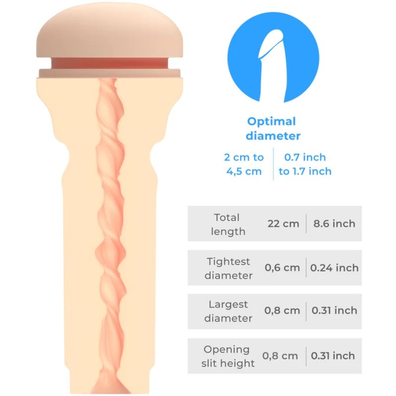 KIIROO Sentez Chair Fesses Extra Serree Feel Stroker — accessoires inclus