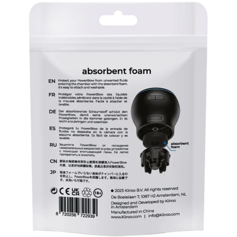 KIIROO POWER BLOW MOUSSE ABSORBANTE LOT 5 — vue alternative