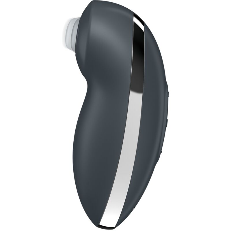 SATISFYER VIBRATOR Tap & Climax 2 Vibrateur & Stimulateur Gris - Aura Intime