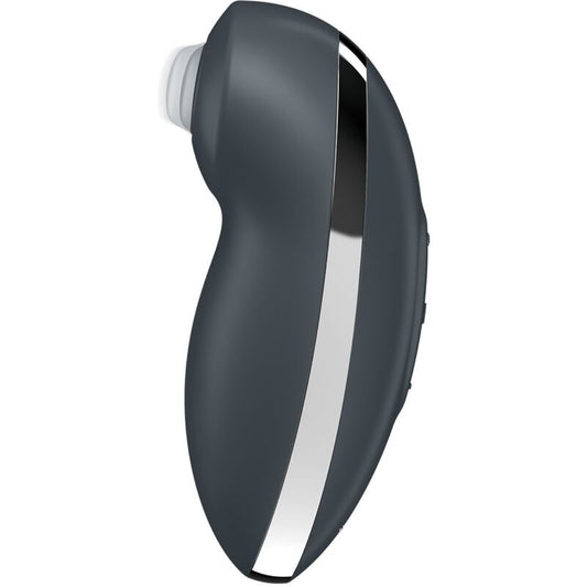 SATISFYER VIBRATOR Tap & Climax 2 Vibrateur & Stimulateur Gris - Aura Intime