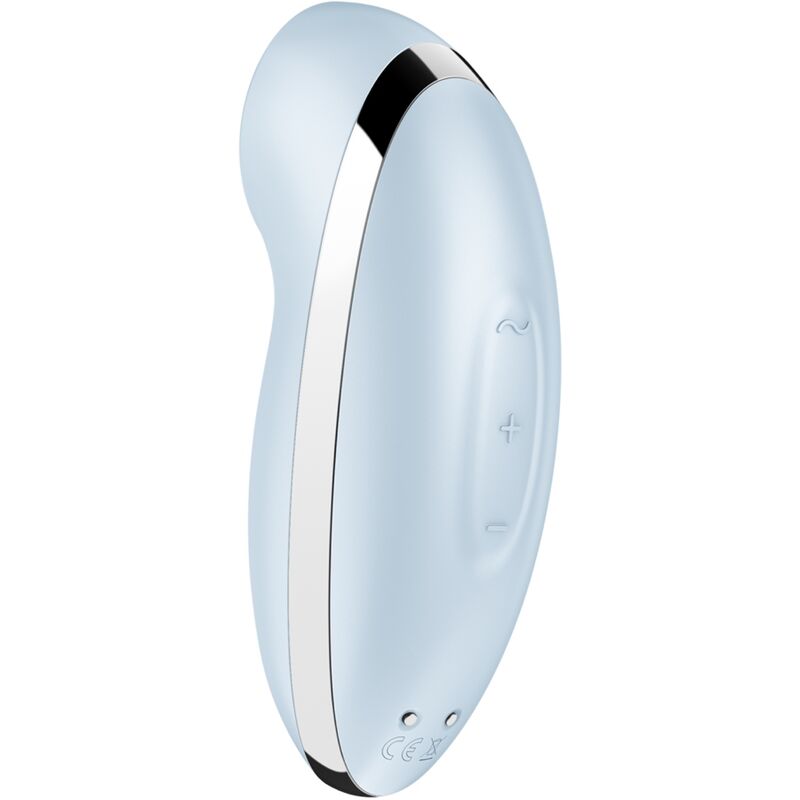 SATISFYER VIBRATOR Tap & Climax 2 Vibrateur & Stimulateur Bleu — vue arrière