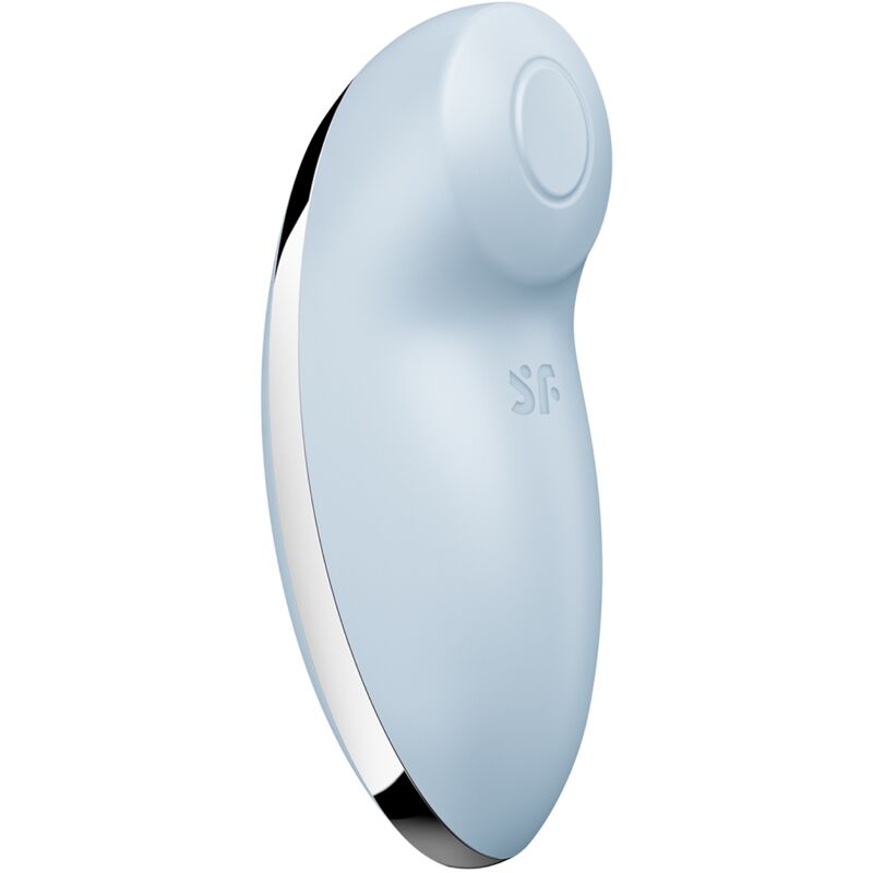 SATISFYER VIBRATOR Tap & Climax 2 Vibrateur & Stimulateur Bleu — accessoires inclus