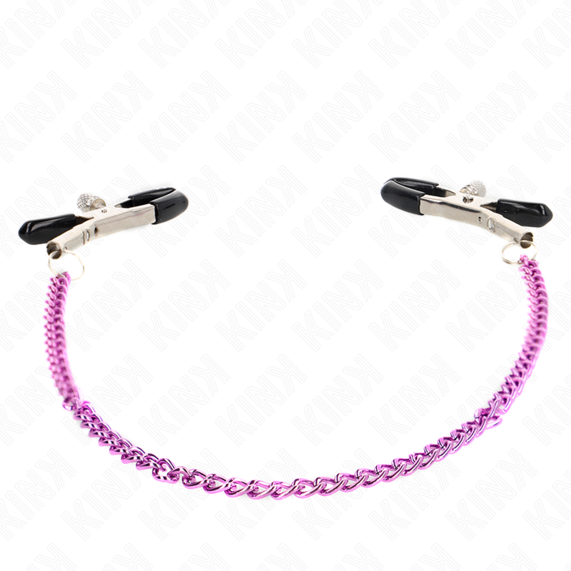 KINK NIPPLE GRIP Pinces À Meton Chaîne Violet 30 Cm — vue arrière
