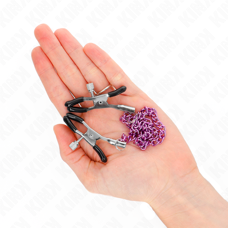 KINK NIPPLE GRIP Pinces À Meton Chaîne Violet 30 Cm — vue détaillée