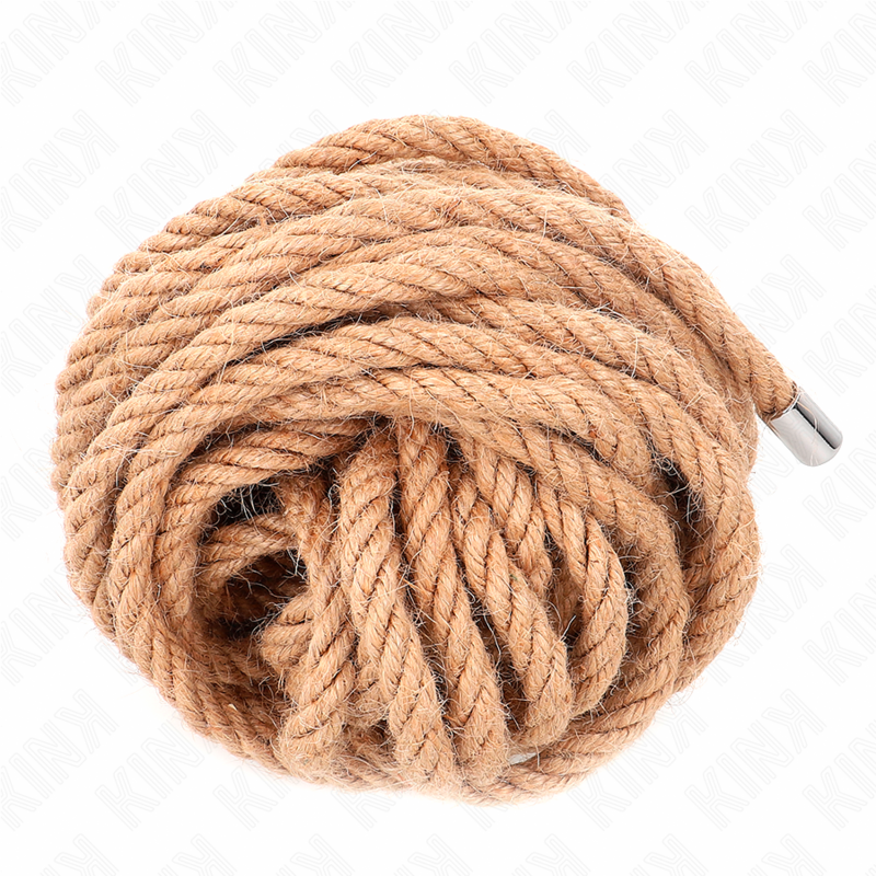 KINK ROPE ARTS Corde Chanvre Tête Métallique 10 Mètres - Aura Intime