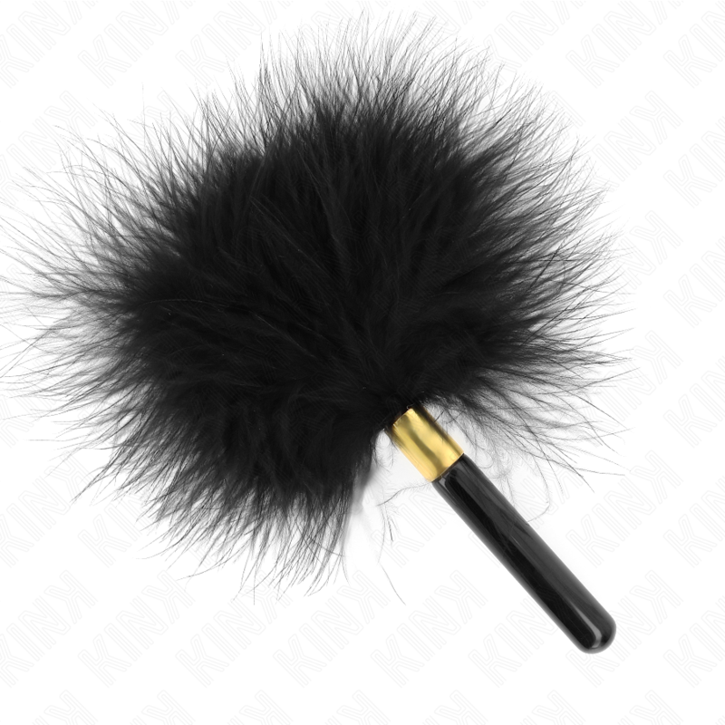 KINK IMPACT & TOUCH Plumes Chacoules Métal Doré Noir 18 Cm — vue détaillée