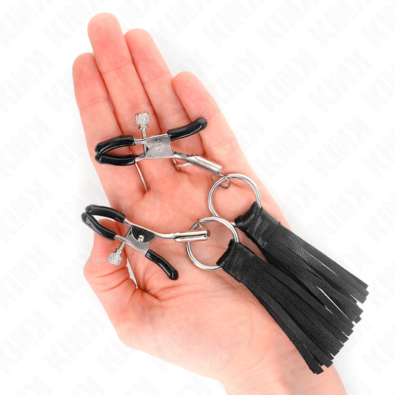 KINK NIPPLE GRIP Pinces À Télémons À Pampons Cuirette 6 Cm — vue arrière