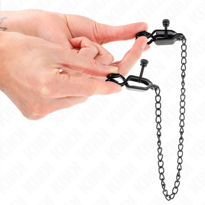 KINK NIPPLE GRIP Pinces À Metelles Chaîne Plate Noir 30 Cm — vue alternative