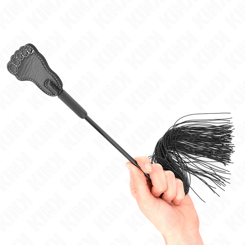 KINK IMPACT & TOUCH Pagaie Forme Pied Fouet À Gland 31 Cm — vue arrière
