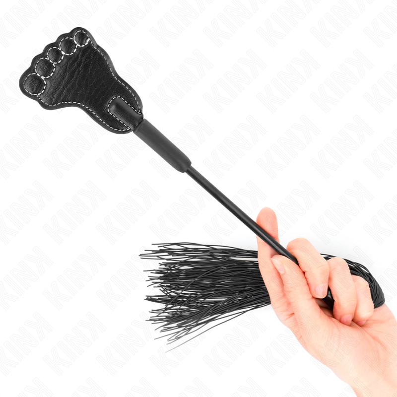KINK IMPACT & TOUCH Pagaie Forme Pied Fouet À Gland 31 Cm - Aura Intime