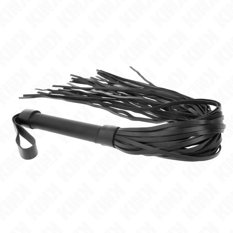 KINK IMPACT & TOUCH Fouet Imitation Peau Mouton 60 Cm — accessoires inclus
