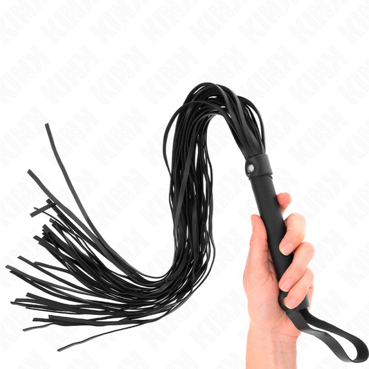 KINK IMPACT & TOUCH Fouet Imitation Peau Mouton 60 Cm - Aura Intime