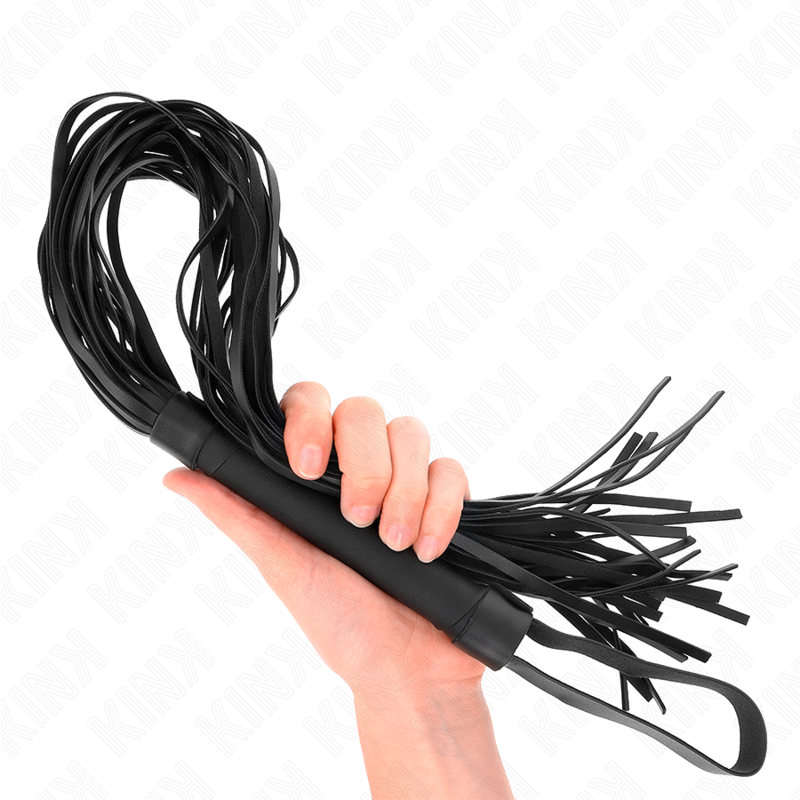 KINK IMPACT & TOUCH Fouet Imitation Peau Mouton 60 Cm — vue arrière