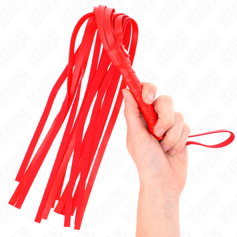 KINK IMPACT & TOUCH Fouet Simple Rouge 45 Cm — vue arrière