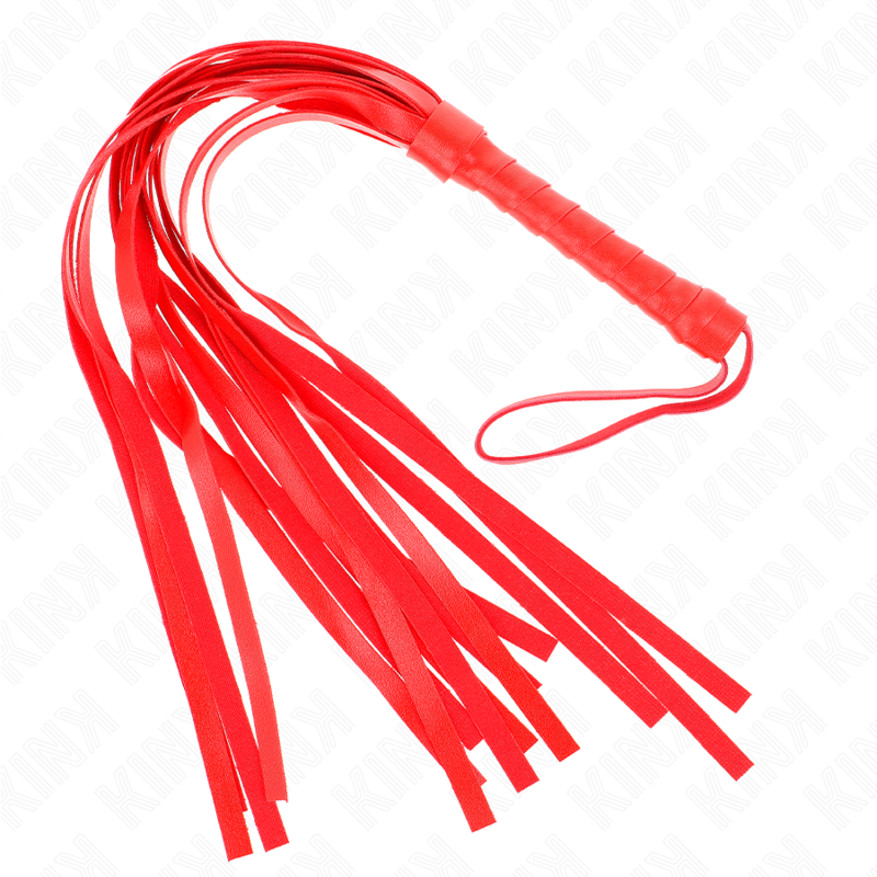 KINK IMPACT & TOUCH Fouet Simple Rouge 45 Cm — vue détaillée