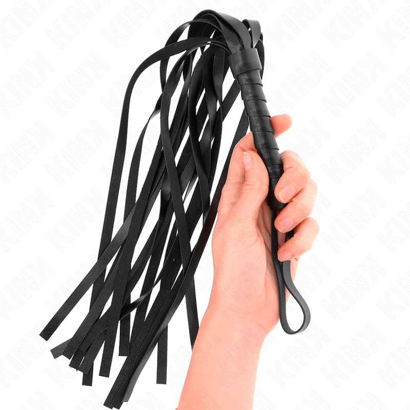 KINK IMPACT & TOUCH Fouet Simple Noir 45 Cm — vue arrière