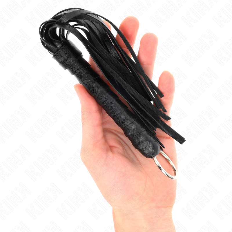 KINK IMPACT & TOUCH Simple Mini Fouet Noir 28 Cm — vue détaillée