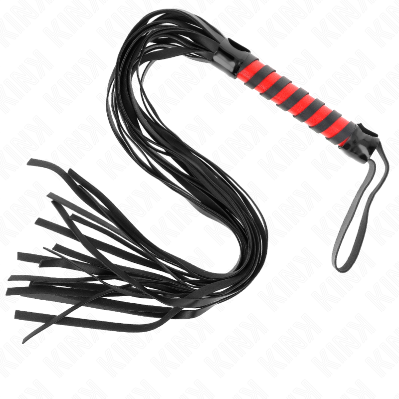 KINK IMPACT & TOUCH Fouet Long Rayé 70 Cm — vue détaillée